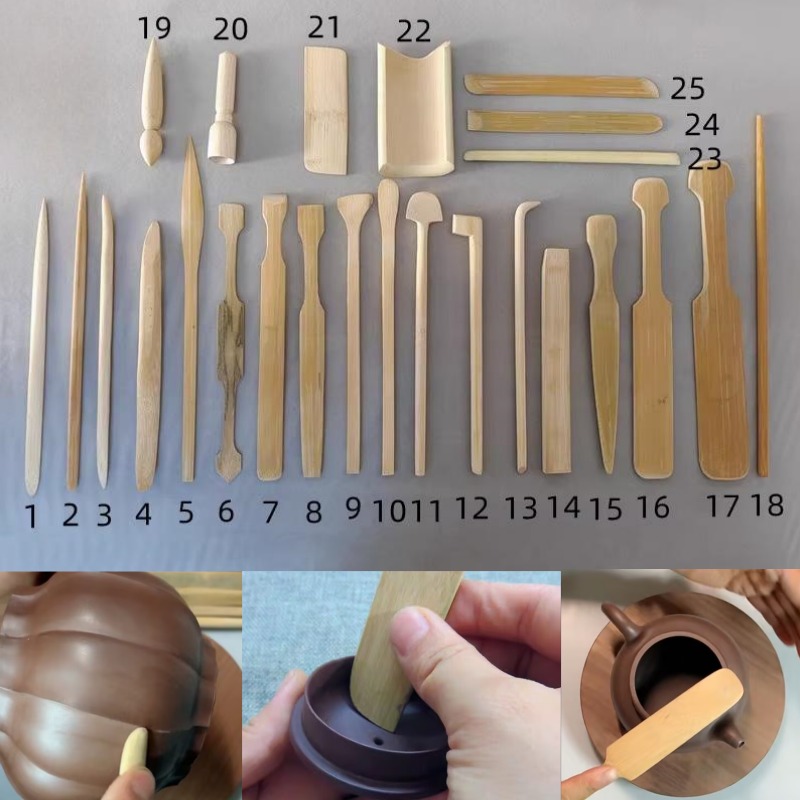 Wood Chisel Set - 25 sztuk ceramika czajniczek zestaw narzędzi