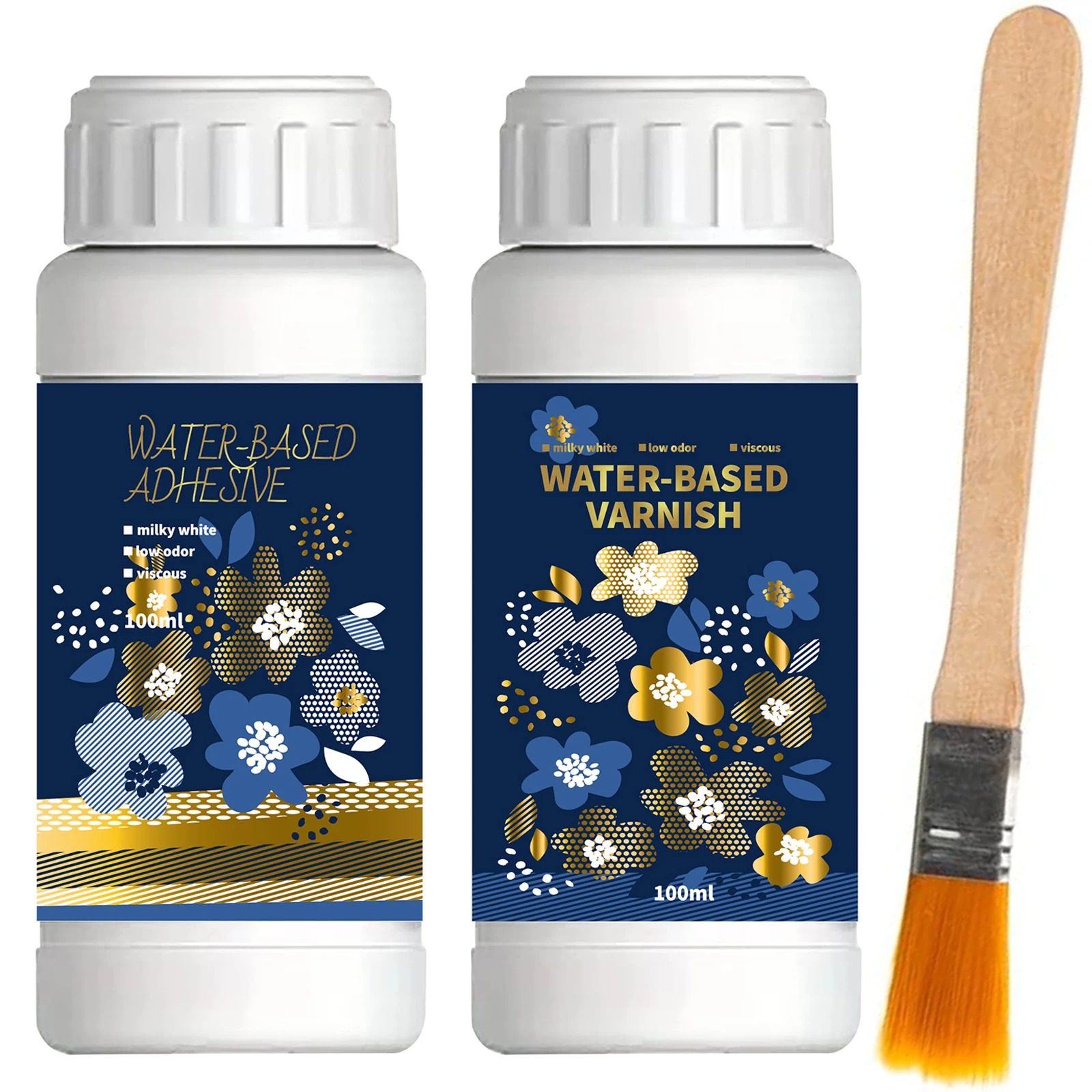 Woodworking Resin - Zestaw kleju do złocenia Golden Leaf