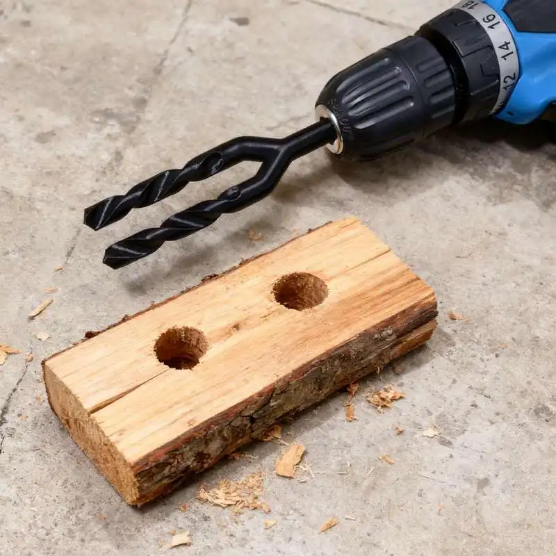 Woodworking Jokes - 1 szt. Nowatorski plastikowy, imitujący wiertło